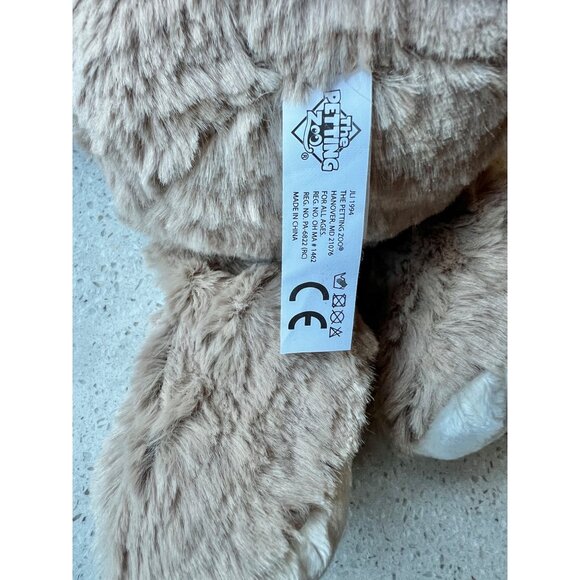 The Petting Zoo Sloth Plush Toy Stuffed Animal Soft Cuddly - Picture 10 of 10